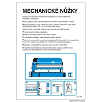 Značka Mechanické nůžky